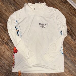 Pirana Joe White Long Sleeve Tee